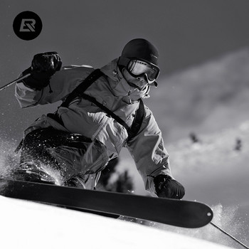 ROCKBROS Зимни топли шапки за бягане Термални спортни шапки Поларени сноуборд Туризъм Къмпинг Колоездене Ветроустойчиви шапки за ски за мъже, жени