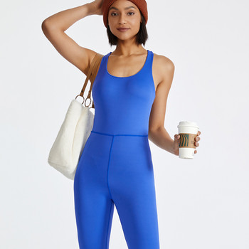 Back Cross Sports Jumpsuits Γυναικείες αθλητικές φόρμες One Pieces Bodysuits with Pads High Stretchy Rompers Yoga Soft Breathable Sportswear