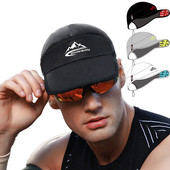 Välijooksumüts Naiste ja meeste kiirelt kuivav ja hingav jalgratta päikesevarjumüts, UV-kindla mägironimismütsiga