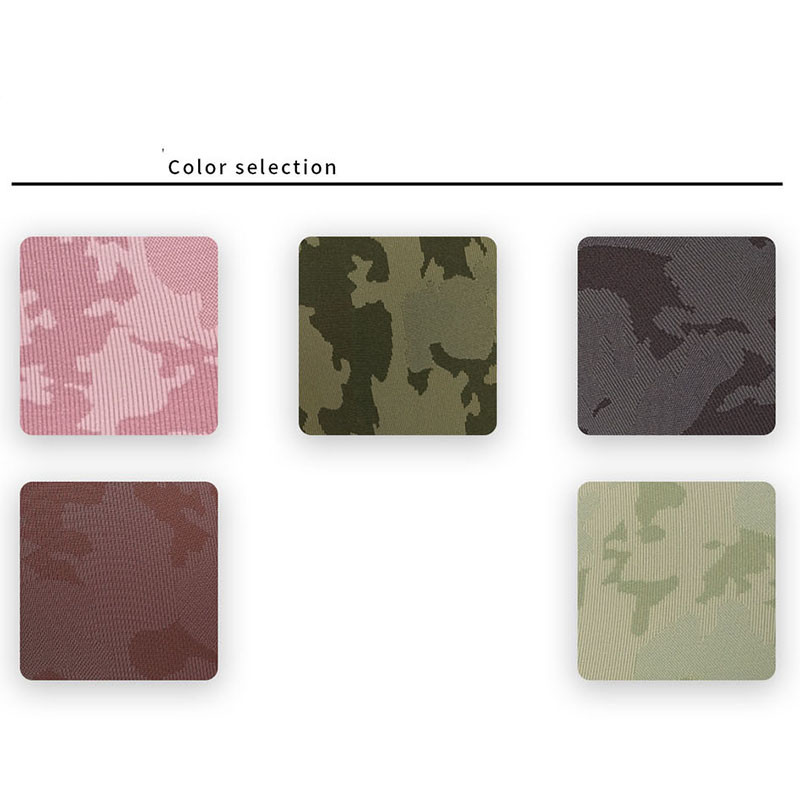 Oulylan 2 PCS Naiste õmblusteta kamuflaažiga dressiülikond Õmblusteta joogakomplekt Treening Jõusaal Kõrge vöökohaga säärised Fitness-spordiülikonnad