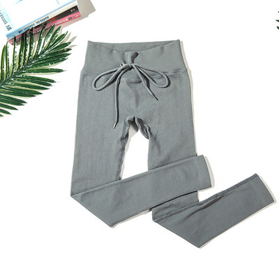 Zökkenőmentes jóga szett Női sportruha cipzáras, hosszú ujjú sport melltartó, húzózsinór leggings Sportruházat Fitness ruházat edzés edzőterem szett