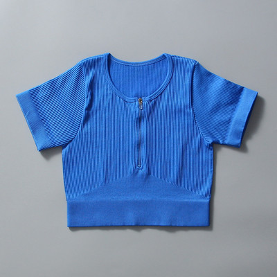 Zökkenőmentes jóga szett Női sportruha cipzáras, hosszú ujjú sport melltartó, húzózsinór leggings Sportruházat Fitness ruházat edzés edzőterem szett