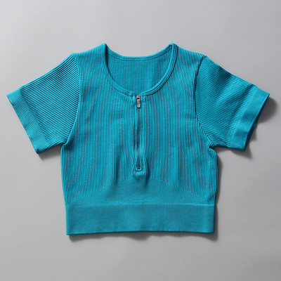 Zökkenőmentes jóga szett Női sportruha cipzáras, hosszú ujjú sport melltartó, húzózsinór leggings Sportruházat Fitness ruházat edzés edzőterem szett