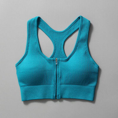 Zökkenőmentes jóga szett Női sportruha cipzáras, hosszú ujjú sport melltartó, húzózsinór leggings Sportruházat Fitness ruházat edzés edzőterem szett