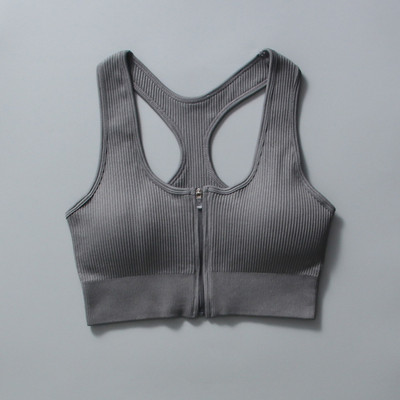 Zökkenőmentes jóga szett Női sportruha cipzáras, hosszú ujjú sport melltartó, húzózsinór leggings Sportruházat Fitness ruházat edzés edzőterem szett