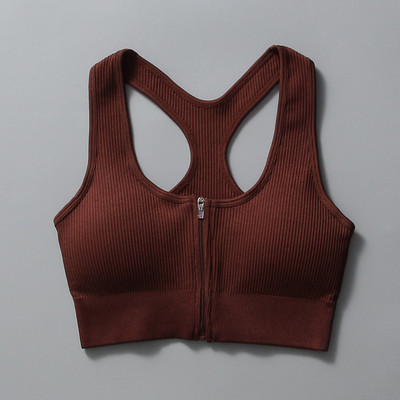 Zökkenőmentes jóga szett Női sportruha cipzáras, hosszú ujjú sport melltartó, húzózsinór leggings Sportruházat Fitness ruházat edzés edzőterem szett