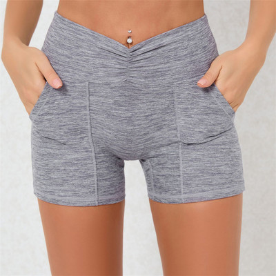 2024. gada 1/2GAB neilona mežģīņu apgriezts sporta krūšturis, sieviešu jogas komplekts vingrošanas šorti, necaurlaidīgi legingi treniņam kabatas biksu fitnesa aktīvais tērps