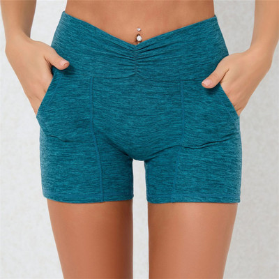 2024. gada 1/2GAB neilona mežģīņu apgriezts sporta krūšturis, sieviešu jogas komplekts vingrošanas šorti, necaurlaidīgi legingi treniņam kabatas biksu fitnesa aktīvais tērps