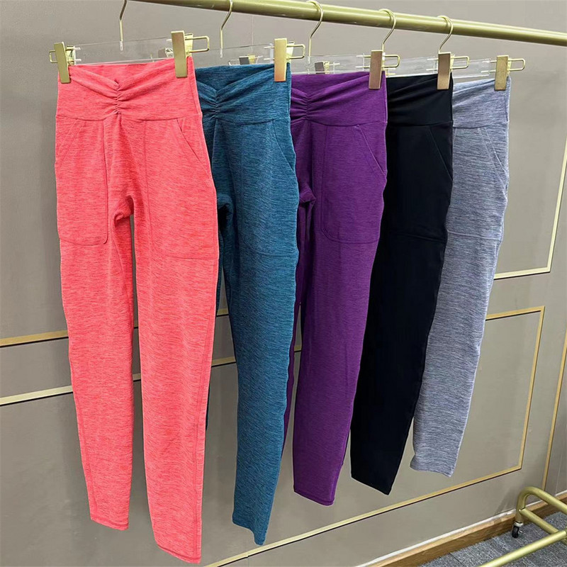 2024. gada 1/2GAB neilona mežģīņu apgriezts sporta krūšturis, sieviešu jogas komplekts vingrošanas šorti, necaurlaidīgi legingi treniņam kabatas biksu fitnesa aktīvais tērps