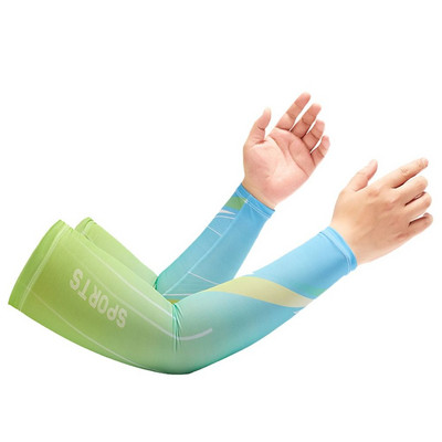 2 vnt. Naujos Unisex aušinimo rankovės rankovės, moteriškos vyriškos sportinės bėgimo UV apsauga nuo saulės, lauko žvejybos dviračių rankovės