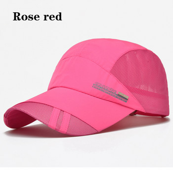 Καλοκαιρινό πλέγμα μπέιζμπολ για ξηρό τρέξιμο 6 χρωμάτων Gorras καπέλο γείσο Ανδρικό καπέλο Sport Cool Fashion 2022 Hot Quick Outdoor Δημοφιλές νέο