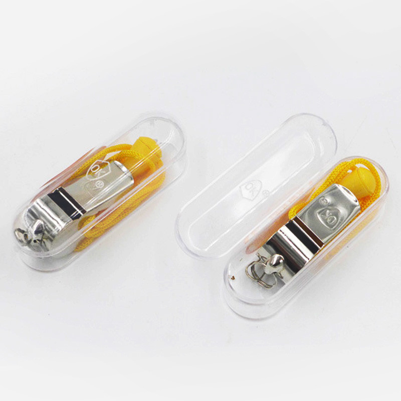 1 τεμάχιο Referee από ανοξείδωτο ατσάλι μεταλλική σφυρίχτρα με σχοινί Αθλητικό ράγκμπι ποδόσφαιρο Μπάσκετ Μαζορέτες Εκπαίδευση προμήθειες χονδρικής