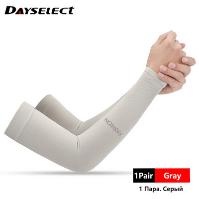 1 ζεύγος Unisex προστατευτικό βραχίονα Μανίκι Πιο ζεστό Γυναικεία Αθλητικά μανίκια Αντιηλιακή προστασία UV Στήριγμα κάλυμμα χεριών Τρέξιμο ψάρεμα Ποδηλασία