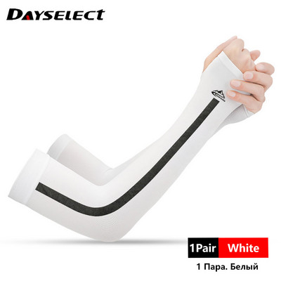 1 ζεύγος Unisex προστατευτικό βραχίονα Μανίκι Πιο ζεστό Γυναικεία Αθλητικά μανίκια Αντιηλιακή προστασία UV Στήριγμα κάλυμμα χεριών Τρέξιμο ψάρεμα Ποδηλασία