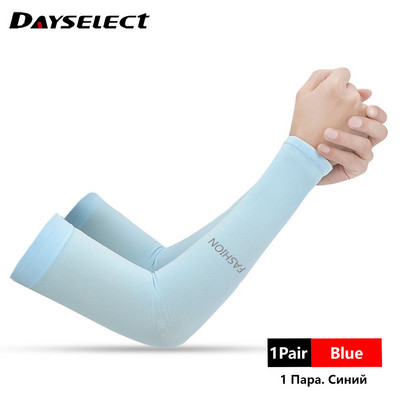 1 ζεύγος Unisex προστατευτικό βραχίονα Μανίκι Πιο ζεστό Γυναικεία Αθλητικά μανίκια Αντιηλιακή προστασία UV Στήριγμα κάλυμμα χεριών Τρέξιμο ψάρεμα Ποδηλασία