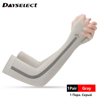 1 ζεύγος Unisex προστατευτικό βραχίονα Μανίκι Πιο ζεστό Γυναικεία Αθλητικά μανίκια Αντιηλιακή προστασία UV Στήριγμα κάλυμμα χεριών Τρέξιμο ψάρεμα Ποδηλασία