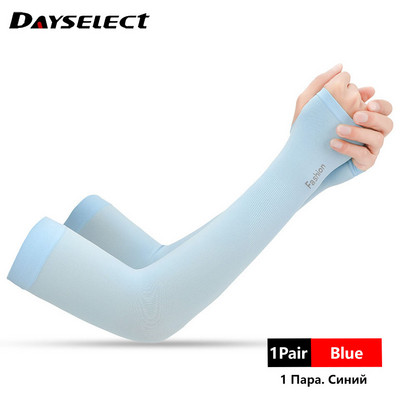 1 ζεύγος Unisex προστατευτικό βραχίονα Μανίκι Πιο ζεστό Γυναικεία Αθλητικά μανίκια Αντιηλιακή προστασία UV Στήριγμα κάλυμμα χεριών Τρέξιμο ψάρεμα Ποδηλασία