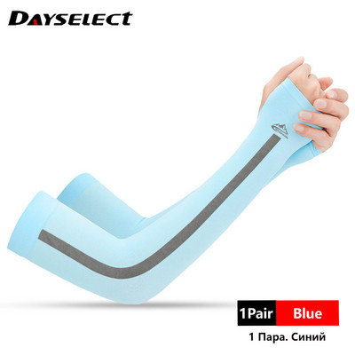 1 ζεύγος Unisex προστατευτικό βραχίονα Μανίκι Πιο ζεστό Γυναικεία Αθλητικά μανίκια Αντιηλιακή προστασία UV Στήριγμα κάλυμμα χεριών Τρέξιμο ψάρεμα Ποδηλασία