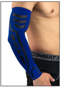 1 ΤΕΜ. Υψηλή ελαστική θήκη για μανίκια μπράτσου για μπάσκετ με συμπίεση ποδηλασίας βόλεϊ Θερμαντήρες βραχιόνων αντιολισθητικό κάλυμμα για τρέξιμο