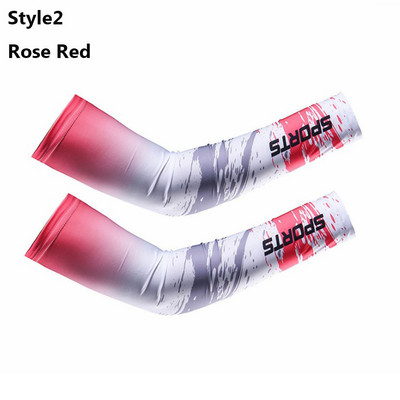 Cycling Running Dry 2 τμχ Αθλητικό ποδήλατο UV Αντιηλιακή προστασία Γρήγορη μανσέτα Προστατευτικό μανίκι βραχίονα Θερμαντήρες μπράτσων ποδηλάτων