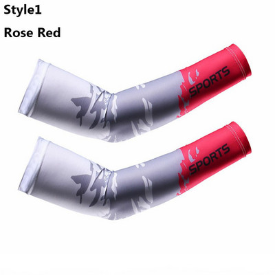 Cycling Running Dry 2 τμχ Αθλητικό ποδήλατο UV Αντιηλιακή προστασία Γρήγορη μανσέτα Προστατευτικό μανίκι βραχίονα Θερμαντήρες μπράτσων ποδηλάτων