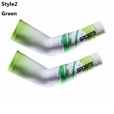 Cycling Running Dry 2 τμχ Αθλητικό ποδήλατο UV Αντιηλιακή προστασία Γρήγορη μανσέτα Προστατευτικό μανίκι βραχίονα Θερμαντήρες μπράτσων ποδηλάτων