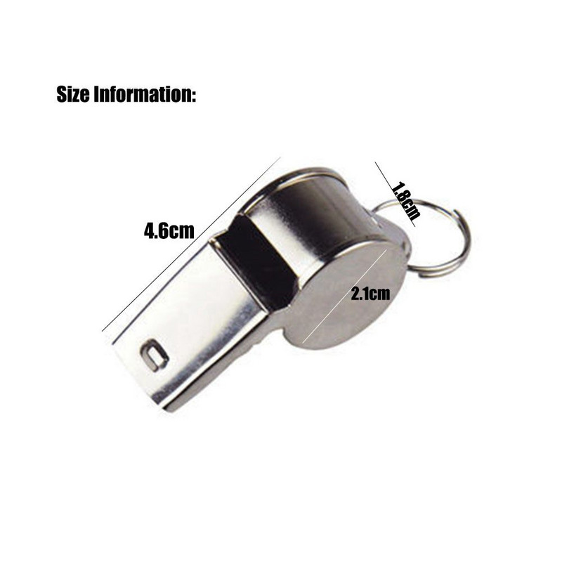 Tiesnesis Sports Regbijs Futbols Futbols Basketbols Nerūsējošā tērauda svilpes Karsējmeitenes Karsējmeiteņu rīks Metāla svilpe