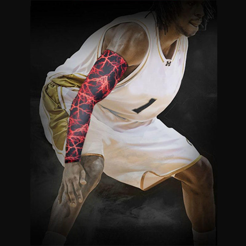 1 paar surukäevarrukad, mehed, naised, jooksukäesoojendajad, korvpall jõusaal Fitness käekaitse Jalgrattasõidu päikese UV kaitsekate