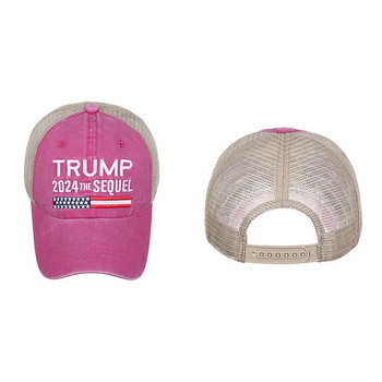 2024 Trump Election Hat Trump Election Baseball Outdoor Sports Casual Duck Tongue Adjustable Sun Protection Αντηλιακή σκιά