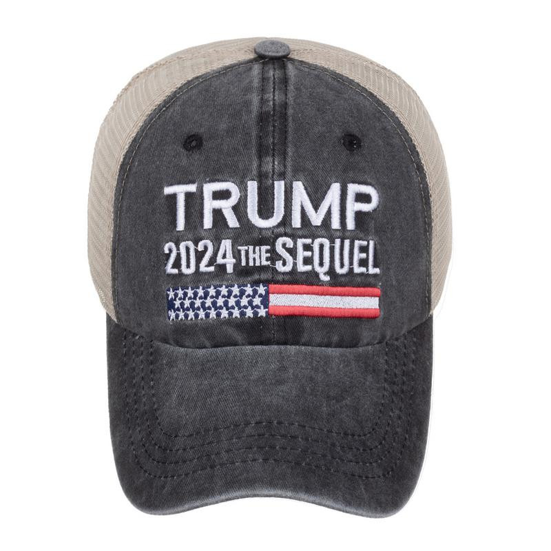 2024. gada Trampa vēlēšanu cepure Trump Election beisbols āra sportam ikdienišķs pīles mēles regulējams saules aizsargs.
