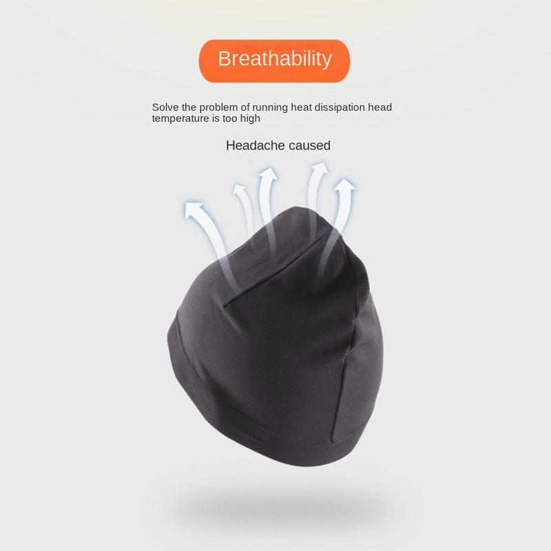 Vienkrāsainas ziemas skriešanas cepures Ērtas vēja necaurlaidīgas siltāks sporta motora pārsegs ātri žūstošs mīksts sporta cepures skriešanai ziemas riteņbraukšanā