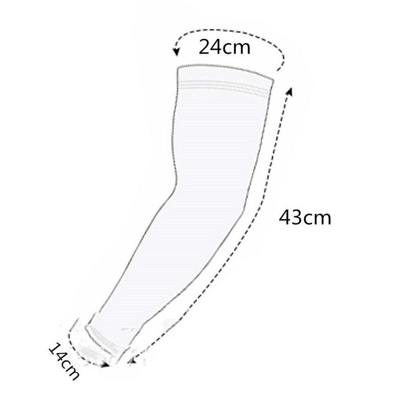 2Gb Ledus auduma elpojošs UV aizsardzība Skriešanas rokas piedurknes Fitness Elkoņu spilventiņi Sporta Riteņbraukšanas āra roku sildītāji