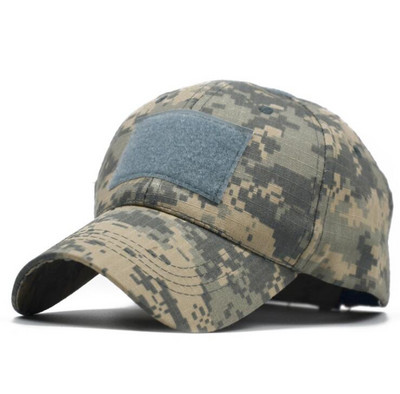 Állítható baseballsapka Taktikai nyári napvédő sapka terepszínű katonai hadsereg Camo Airsoft vadászat kemping túrázás horgászsapka