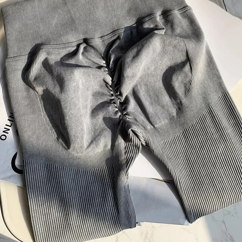 SVEIC Fitness õmblusteta joogakomplekt soonik sportrinnahoidja pesu kudumine spordirõivad säärised treeningkostüümid jõusaal Naiste riietusriided