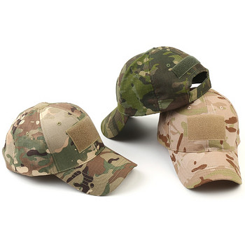Καλοκαιρινά στρατιωτικά καπέλα μπέιζμπολ Καμουφλάζ Tactical Army Στρατιώτης Μάχης Paintball Ρυθμιζόμενο κυνήγι Snapback Καπέλα ηλίου άντρες γυναίκες