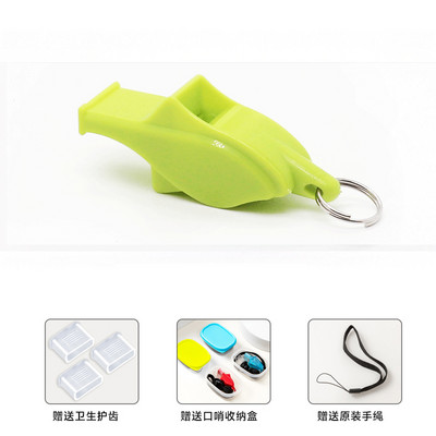 Augstas kvalitātes sporta svilpe Liela skaņa, bez kodolenerģijas savvaļas dzīvības glābēja svilpe Profesionāla futbola basketbola tiesneša svilpe