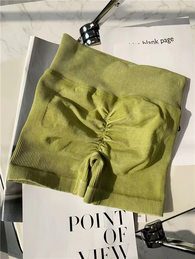 Naiste õmblusteta joogakomplekt Crop Top Spordisärk Lühikesed säärised Riietus Jõusaalirõivad Treening Treeningkostüüm Spordikomplektid Riided