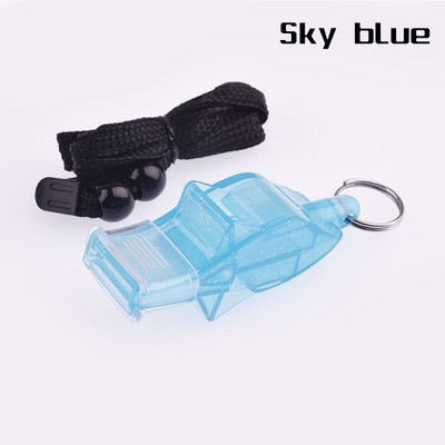 Augstas kvalitātes sporta svilpe, piemēram, liela skaņas svilpe, plastmasas svilpe bez sēklām Profesionāla futbola basketbola tiesneša svilpe āra sporta veidā