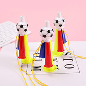 1 PC sporta uzmundrināšanas svilpes sacensību atmosfēras rekvizīti trompetes futbola modelēšanas radošās taures svilpes komandu sporta sīkrīki