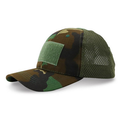 Taktiskā sieta beisbola cepure, makšķerēšanas kamera FG cepures vīriešiem āra medībām maskēšanās džungļu cepure Airsoft taktiskā pārgājiena kasešu cepures