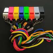 Drošības ABS/nerūsējošā tērauda svilpe īpaši skaļa sporta tiesneša svilpe ārkārtas izdzīvošanas rīks ar futrāli āra piederumiem