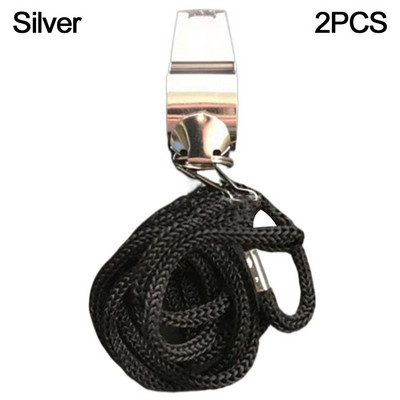 Drošības ABS/nerūsējošā tērauda svilpe īpaši skaļa sporta tiesneša svilpe ārkārtas izdzīvošanas rīks ar futrāli āra piederumiem