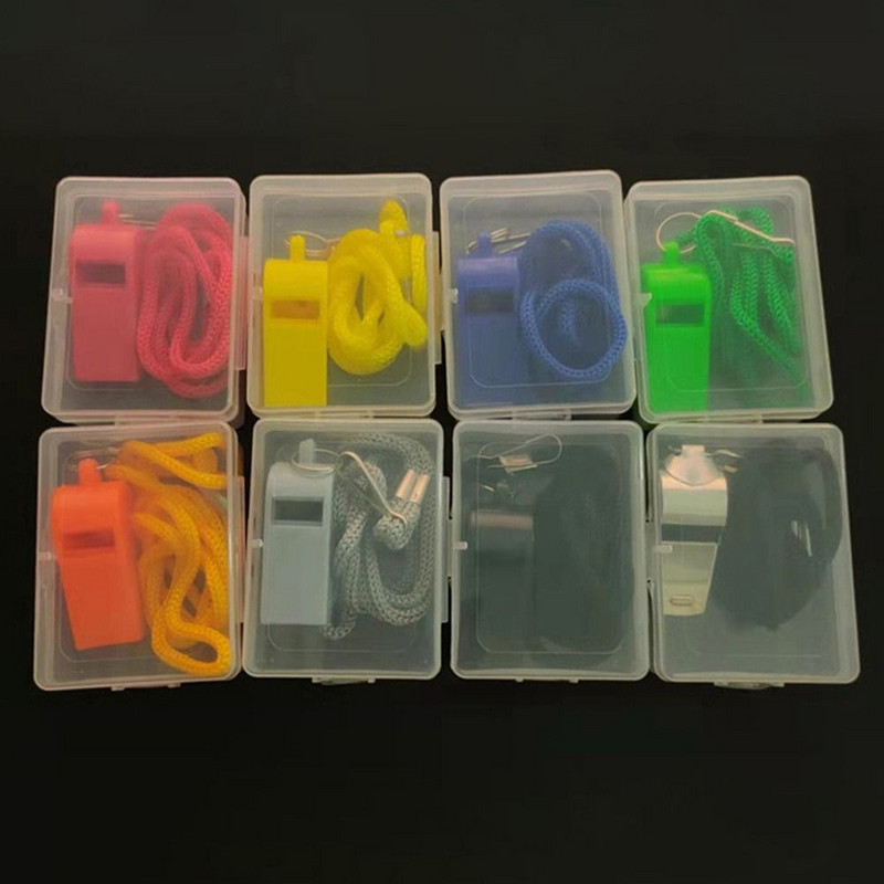 Drošības ABS/nerūsējošā tērauda svilpe īpaši skaļa sporta tiesneša svilpe ārkārtas izdzīvošanas rīks ar futrāli āra piederumiem