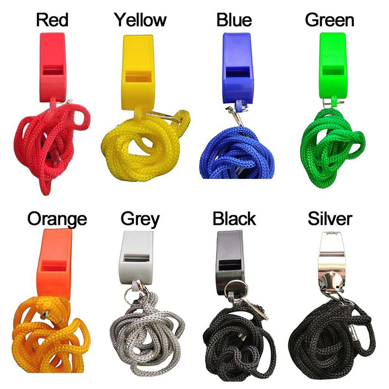 Drošības ABS/nerūsējošā tērauda svilpe īpaši skaļa sporta tiesneša svilpe ārkārtas izdzīvošanas rīks ar futrāli āra piederumiem