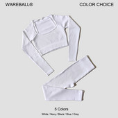 WAREBALL bezšuvju jogas komplekts sievietēm, 2 gab