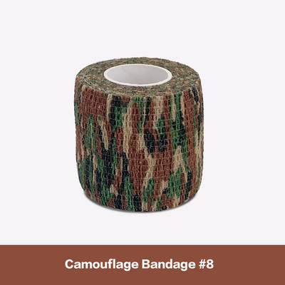 4,8m Hunt Disguise Elastoplast Camouflage Elastic Wrap Tape Αυτοκόλλητο αθλητικό προστατευτικό αστράγαλο Επίδεσμος βραχίονα δακτύλων γόνατος
