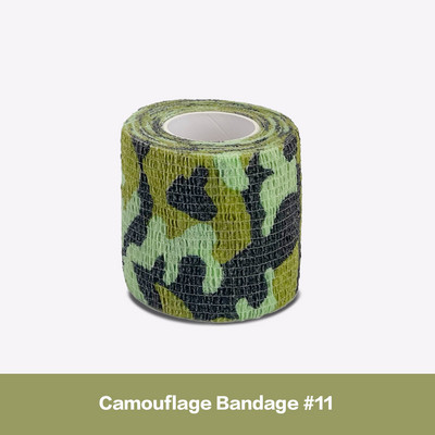4,8m Hunt Disguise Elastoplast Camouflage Elastic Wrap Tape Αυτοκόλλητο αθλητικό προστατευτικό αστράγαλο Επίδεσμος βραχίονα δακτύλων γόνατος