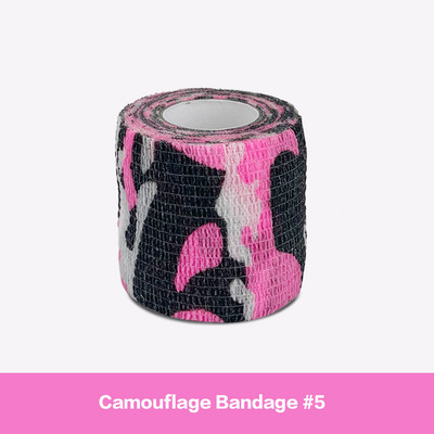 4,8m Hunt Disguise Elastoplast Camouflage Elastic Wrap Tape Αυτοκόλλητο αθλητικό προστατευτικό αστράγαλο Επίδεσμος βραχίονα δακτύλων γόνατος