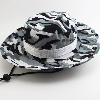 60 cm kamuflaažimütsid Taktikalised jahimütsid Sõjaväeline Boonie Armee mütsid Camo Meeste Välissport Päikesekübarad Kalapüük Matkamüts