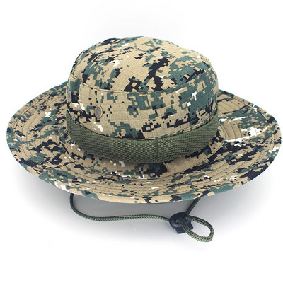 60 cm kamuflaažimütsid Taktikalised jahimütsid Sõjaväeline Boonie Armee mütsid Camo Meeste Välissport Päikesekübarad Kalapüük Matkamüts